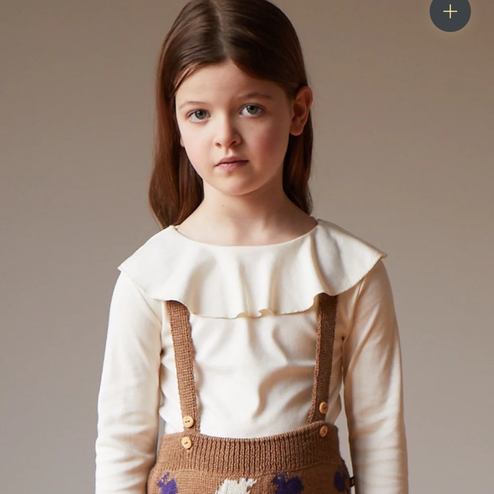 Ouef Ruffle Collar Top